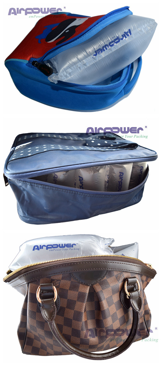保护缓冲气垫卷膜空气充气袋化妆品防震包装袋填充袋气泡袋生产厂家