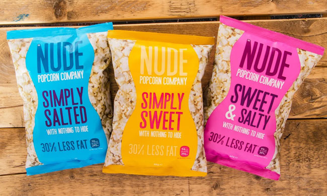 the nude爆米花软包装设计
