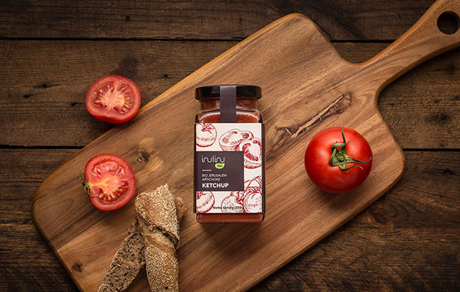 华丽的inulinu果酱系列包装